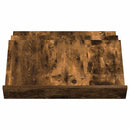 vidaXL Magazin állvány Füstölt tölgy 65 x 53 x 28,5 cm Faanyag