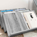 vidaXL Magazin állvány Szürke Sonoma 65 x 53 x 28,5 cm Faanyag