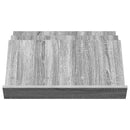 vidaXL Magazin állvány Szürke Sonoma 65 x 53 x 28,5 cm Faanyag