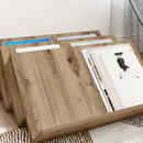 vidaXL Magazin állvány Artisan tölgy 65 x 53 x 28,5 cm Faanyag
