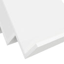 vidaXL Magazin állvány polcokkal Fehér 90 x 53 x 28,5 cm Faanyag