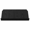 vidaXL Magazin állvány Fekete tölgy 90 x 53 x 28,5 cm Faanyag