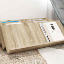 vidaXL Magazin állvány Sonoma tölgy 90 x 53 x 28,5 cm Szerelt Fa
