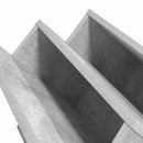 vidaXL Magazin állvány Beton Szürke 90 x 53 x 28,5 cm Faanyag