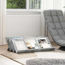 vidaXL Magazin állvány Beton Szürke 90 x 53 x 28,5 cm Faanyag