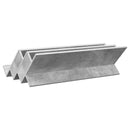 vidaXL Magazin állvány Beton Szürke 90 x 53 x 28,5 cm Faanyag