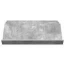vidaXL Magazin állvány Beton Szürke 90 x 53 x 28,5 cm Faanyag