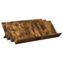 vidaXL Magazin állvány Füstölt tölgy 90 x 53 x 28,5 cm Faanyag