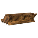 vidaXL Magazin állvány Füstölt tölgy 90 x 53 x 28,5 cm Faanyag