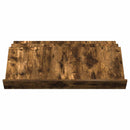 vidaXL Magazin állvány Füstölt tölgy 90 x 53 x 28,5 cm Faanyag