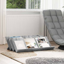 vidaXL Magazin állvány Szürke Sonoma 90 x 53 x 28,5 cm Faanyag