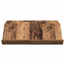 vidaXL Magazin állvány polcokkal Öreg fa 90 x 53 x 28,5 cm Faanyag