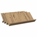 vidaXL Magazin állvány Artisan tölgy 90 x 53 x 28,5 cm Faanyag