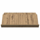 vidaXL Magazin állvány Artisan tölgy 90 x 53 x 28,5 cm Faanyag