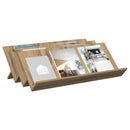vidaXL Magazin állvány Artisan tölgy 90 x 53 x 28,5 cm Faanyag