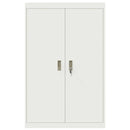 vidaXL Tárolószekrény Fehér 90 x 40 x 140 cm Acél