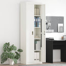 vidaXL Tárolószekrény Fehér 60 x 40 x 200 cm Acél