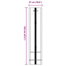 vidaXL Homokzsákok 100 pcs Sötétzöld 120 x 27 cm HDPE