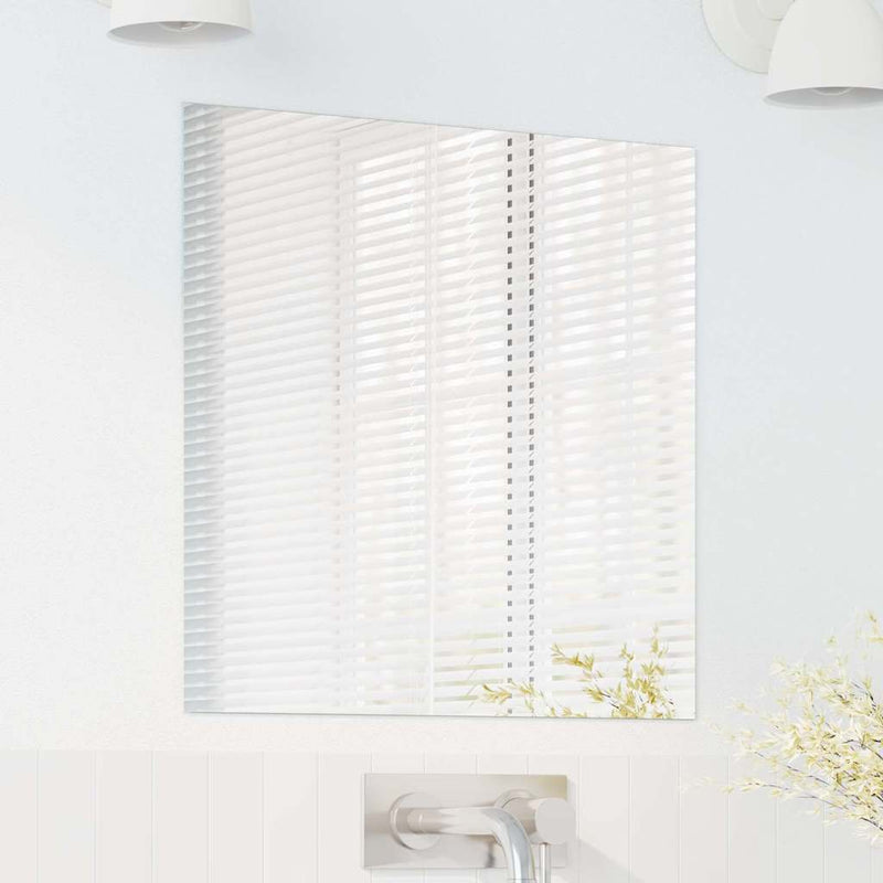 vidaXL Fali tükör 50 x 50 cm edzett üveg