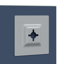 vidaXL Fali tükör 60 x 60 cm edzett üveg