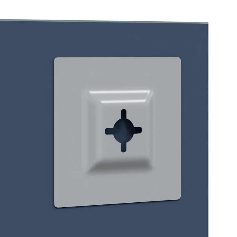 vidaXL Fali tükör 60 x 60 cm edzett üveg