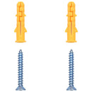 vidaXL Fali tükör 60 x 60 cm edzett üveg