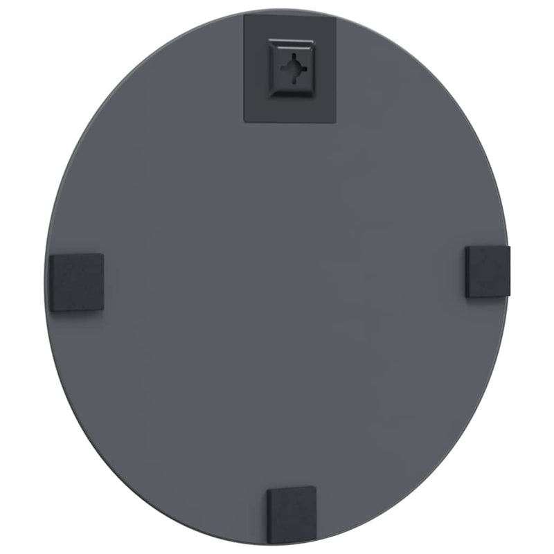 vidaXL Fali tükör Ø 30 cm edzett üveg