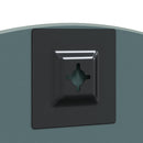 vidaXL Fali tükör Ø 40 cm edzett üveg