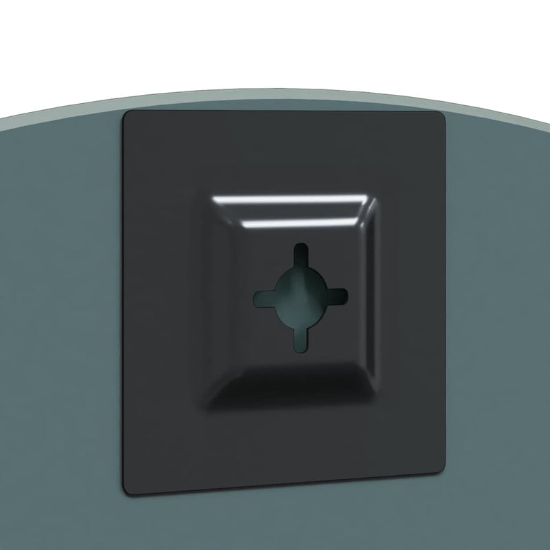 vidaXL Fali tükör Ø 40 cm edzett üveg