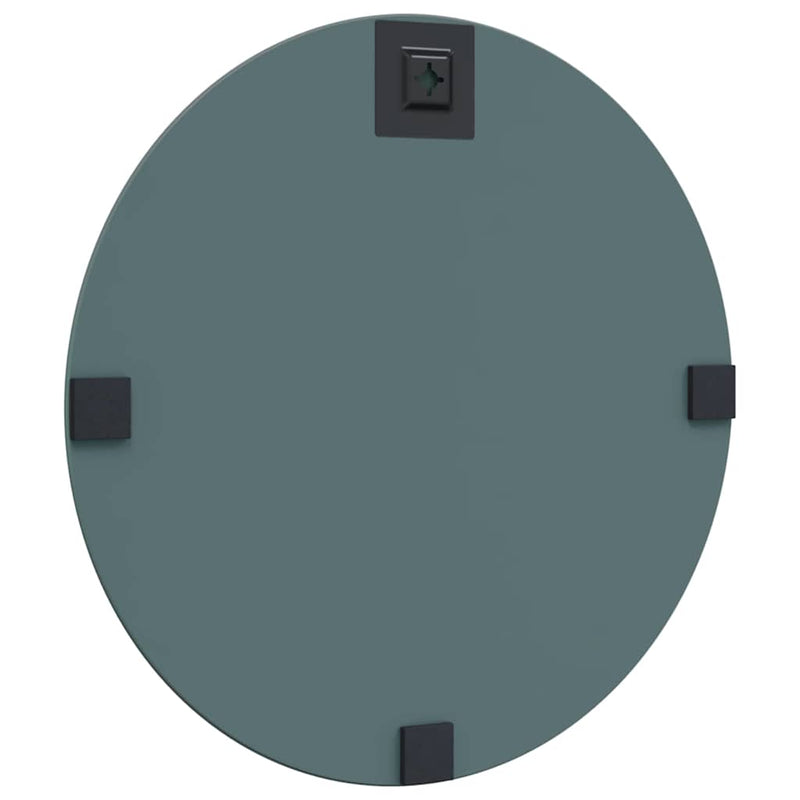 vidaXL Fali tükör Ø 40 cm edzett üveg