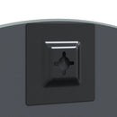 vidaXL Fali tükör Ø 60 cm edzett üveg