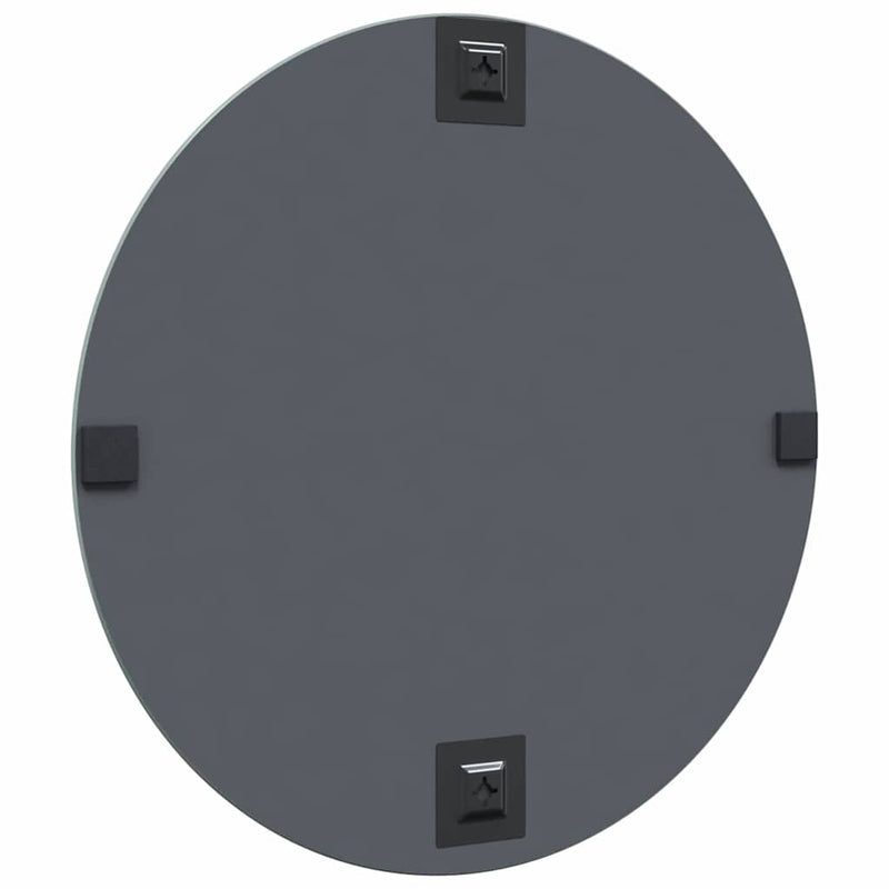 vidaXL Fali tükör Ø 60 cm edzett üveg