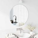 vidaXL Fali tükör Ø 70 cm edzett üveg