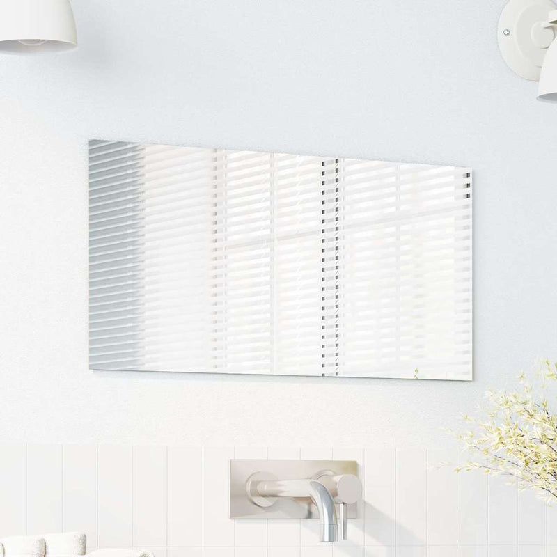 vidaXL Fali tükör 30 x 60 cm edzett üveg