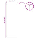 vidaXL Fali tükör 30 x 100 cm edzett üveg