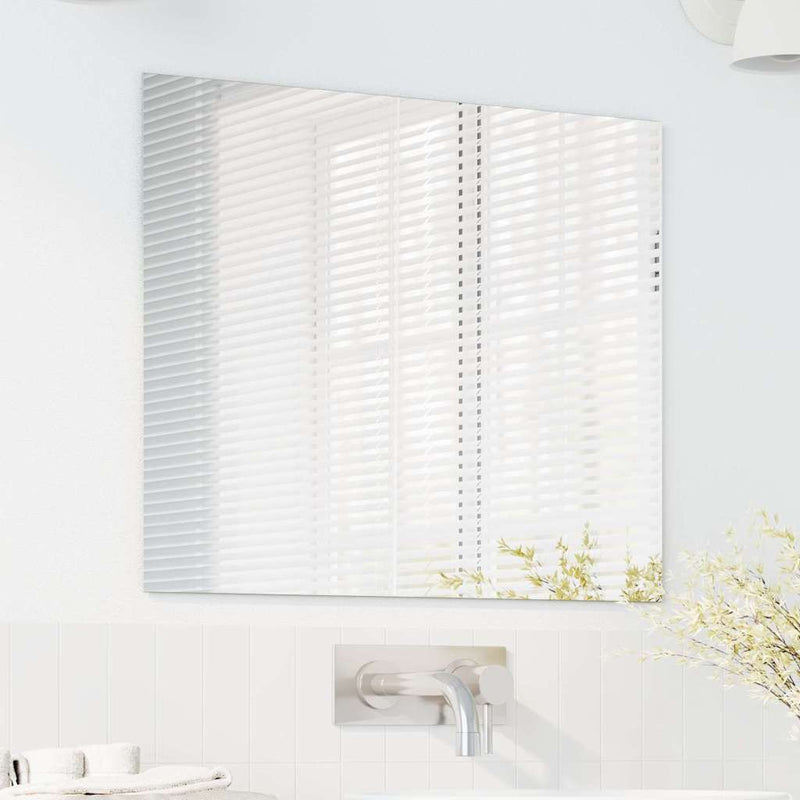 vidaXL Fali tükör 50 x 60 cm edzett üveg