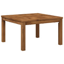 vidaXL Dohányzóasztal Természetes 60 x 60,5 x 36 cm Tömör Akácfa