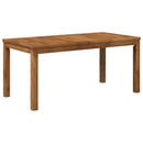 vidaXL Dohányzóasztal Természetes 50 x 100,5 x 45 cm Tömör Akácfa