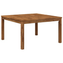 vidaXL Dohányzóasztal Természetes 80 x 80,5 x 45 cm Tömör Akácfa