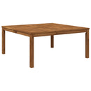 vidaXL Dohányzóasztal Természetes 100 x 100,5 x 45 cm Tömör Akácfa