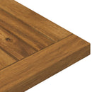 vidaXL Asztallap 60,5 x 49 x 2 cm Négyszögletes Tömör Akácfa