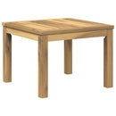 vidaXL Dohányzóasztal Fehér 50 x 48,5 x 36 cm Tömör Akácfa