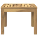 vidaXL Dohányzóasztal Fehér 50 x 48,5 x 36 cm Tömör Akácfa
