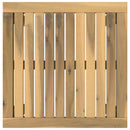 vidaXL Dohányzóasztal Fehér 50 x 48,5 x 36 cm Tömör Akácfa