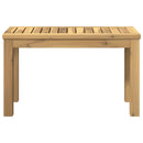 vidaXL Dohányzóasztal Fehér 60,5 x 30 x 36 cm Tömör Akácfa