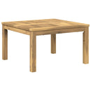 vidaXL Dohányzóasztal Fehér 60 x 60,5 x 36 cm Tömör Akácfa