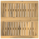 vidaXL Dohányzóasztal Fehér 60 x 60,5 x 36 cm Tömör Akácfa
