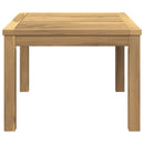 vidaXL Dohányzóasztal Fehér 50 x 68,5 x 36 cm Tömör Akácfa