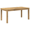 vidaXL Dohányzóasztal Fehér 50 x 100,5 x 45 cm Tömör Akácfa