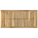 vidaXL Dohányzóasztal Fehér 50 x 100,5 x 45 cm Tömör Akácfa